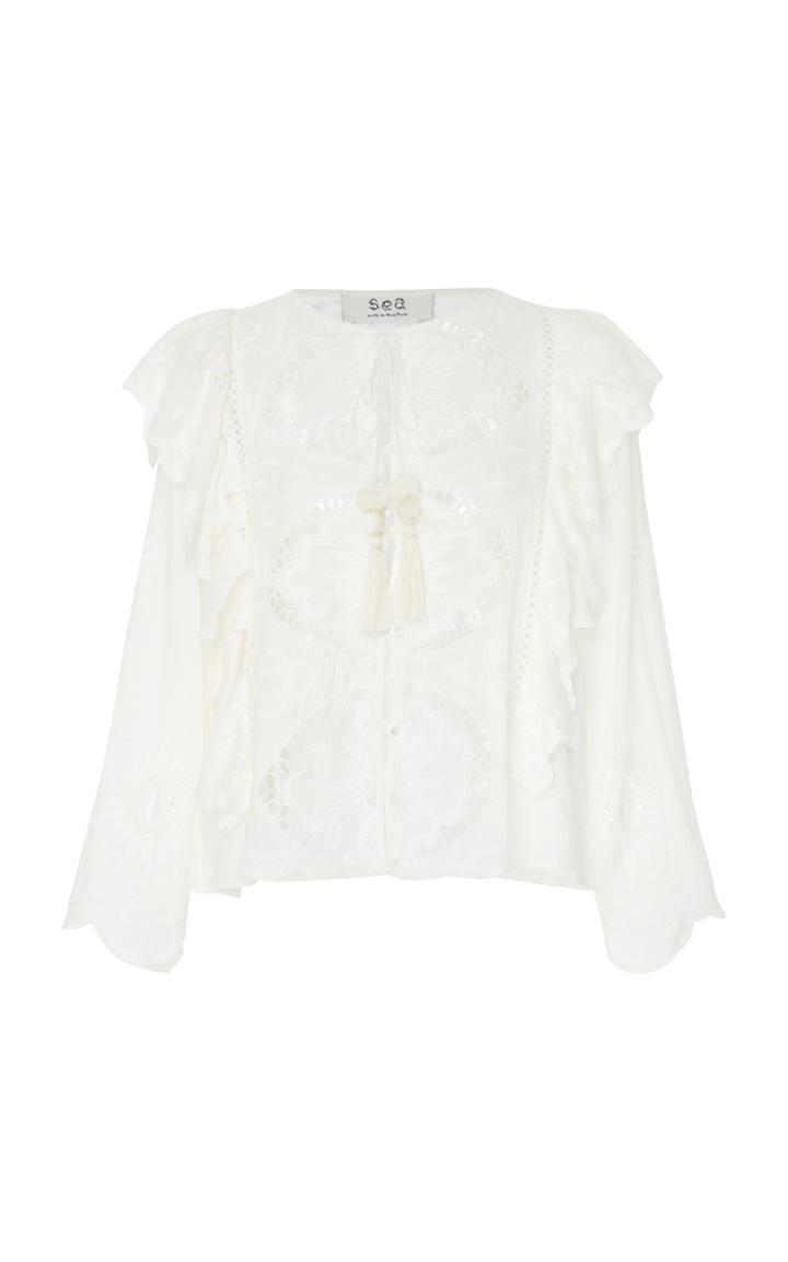 Sea Fiona Ruffle Top