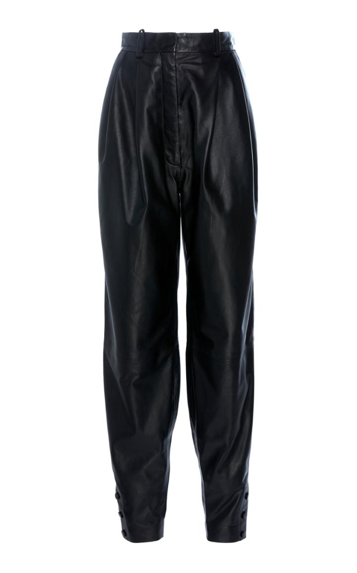 Altuzarra Atomica Leather Tapered Pants