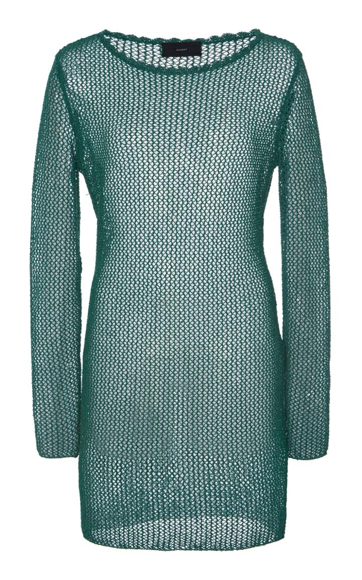Moda Operandi Alanui Open-knit Shift Mini Dress Size: S