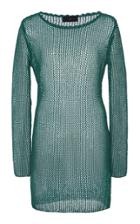 Moda Operandi Alanui Open-knit Shift Mini Dress Size: S