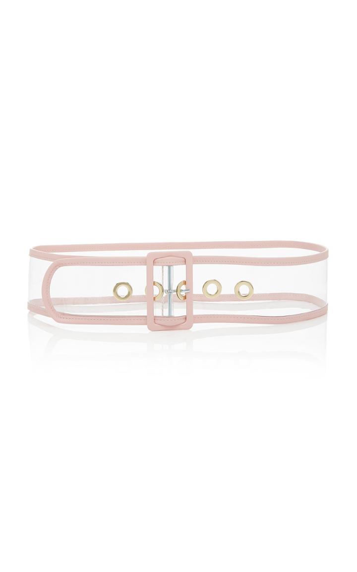 Maison Boinet Pvc And Leather Waist Belt Size: 70 Cm