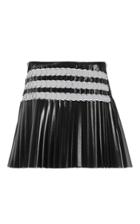 Courrges Pleated Side Zip Mini Skirt