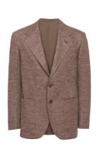 Camoshita Checked Wool-blend Single Breasted Blazer Size: 48