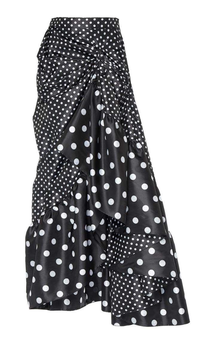 Richard Quinn Polka Dot Skirt