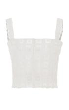 Luisa Beccaria Cropped Fil Coup Top