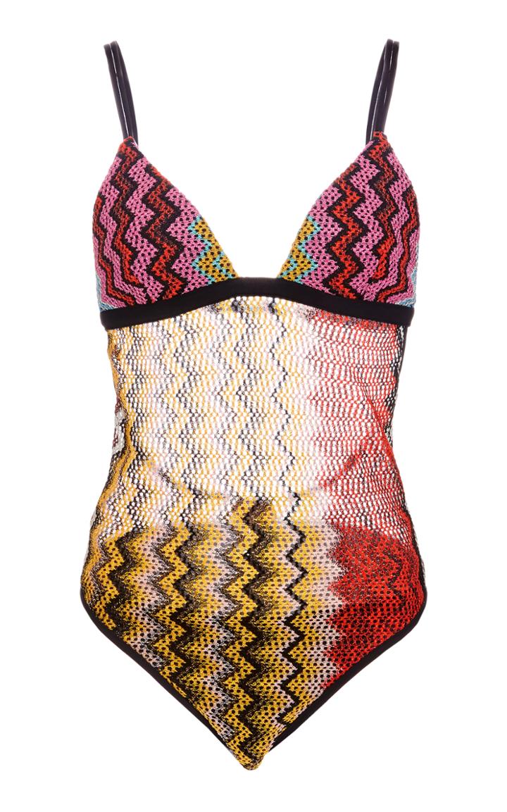 Missoni Mare Zig Zag Triangle Top One Piece