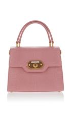 Dolce & Gabbana Pink Iguana Top Handle Bag