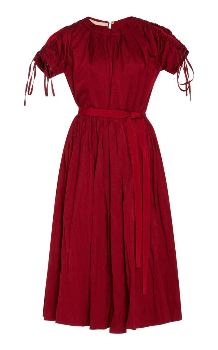 Brock Collection Pietrina Tie Sleeve Knee-length Dress
