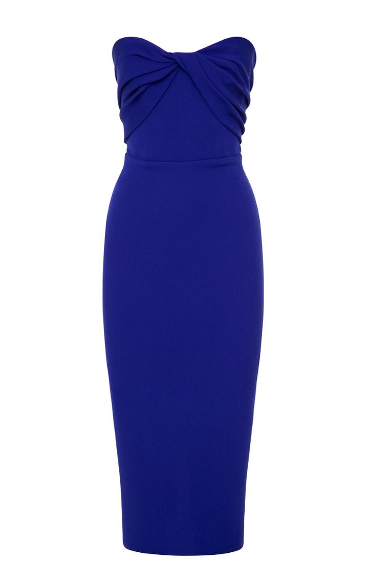 Moda Operandi Alex Perry Kingsley Ruched Strapless Midi Dress Size: 4