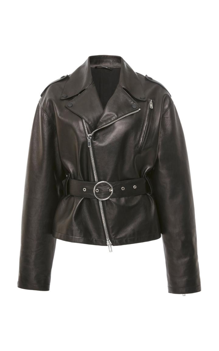 Maison Margiela Belted Leather Jacket