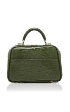 Valextra Serie S Mini Shiny Alligator Bag