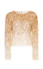 Alberta Ferretti Sequin-embellished Top