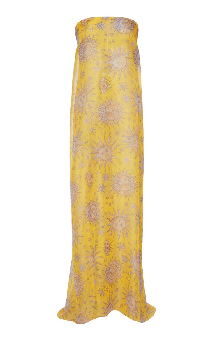 Maison Rabih Kayrouz Printed Muslin Maxi Dress