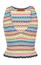 Missoni Mare Cropped Crochet-knit Top