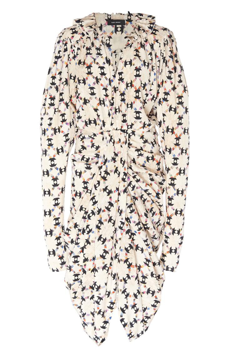 Isabel Marant Blandine Printed Silk-blend Midi Dress