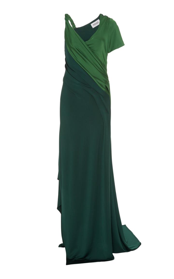 Moda Operandi Monse Asymmetric Jersey Gown Size: 10