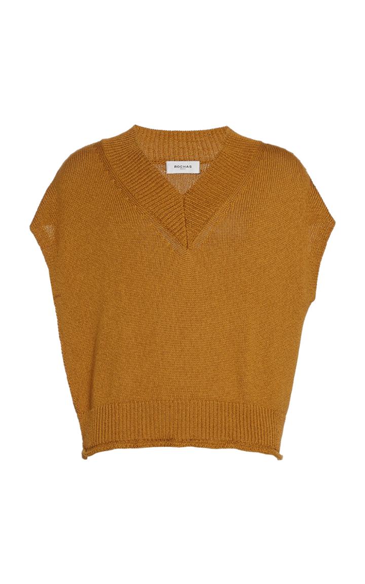Rochas V-neck Sweater Vest