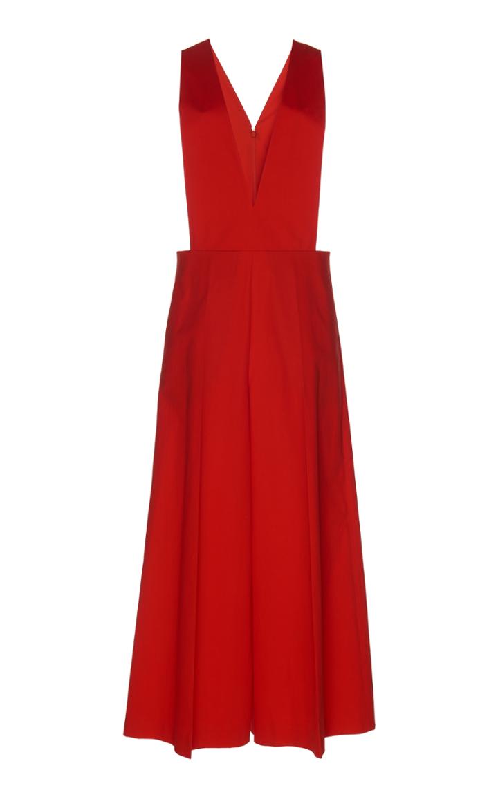 Delpozo V Neck Jumpsuit
