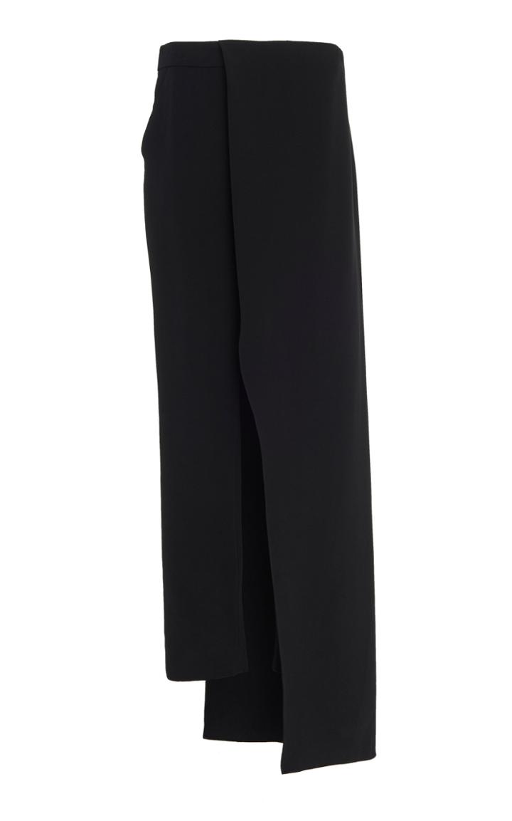 Hellessy Eclipse Overskirt Straight-leg Cady Pant