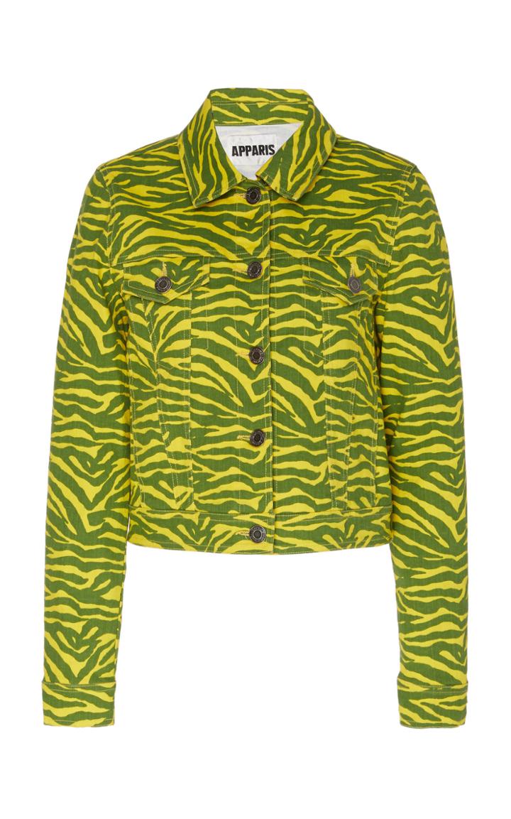 Moda Operandi Apparis Bryce Cropped Jean Jacket Size: Xs