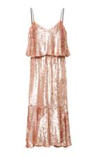 Johanna Ortiz M'o Exclusive Champagne Castle Sequin Georgette Dress