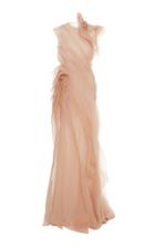 Jason Wu Collection Draped Ruffled Organza Gown