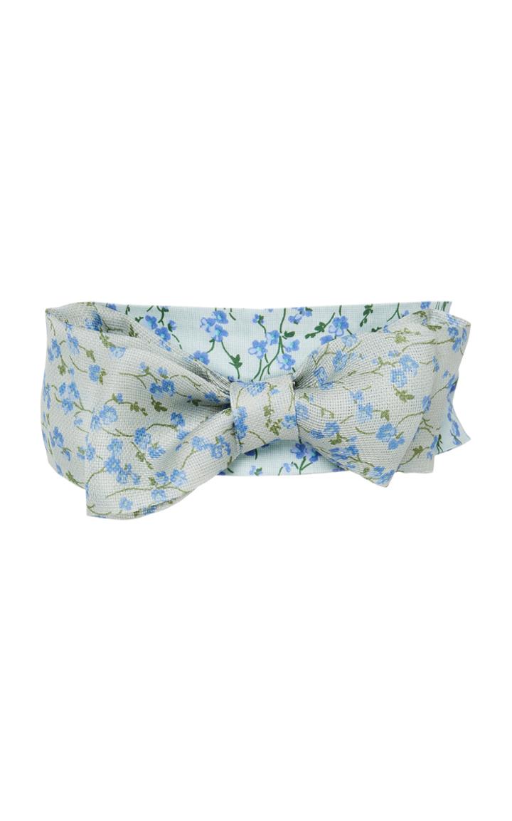 Luisa Beccaria Floral Bow Belt