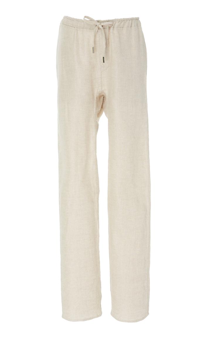 Cult Gaia Mah Drawstring Twill Pant