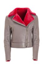 Genny Pink Fur Lapel Jacket