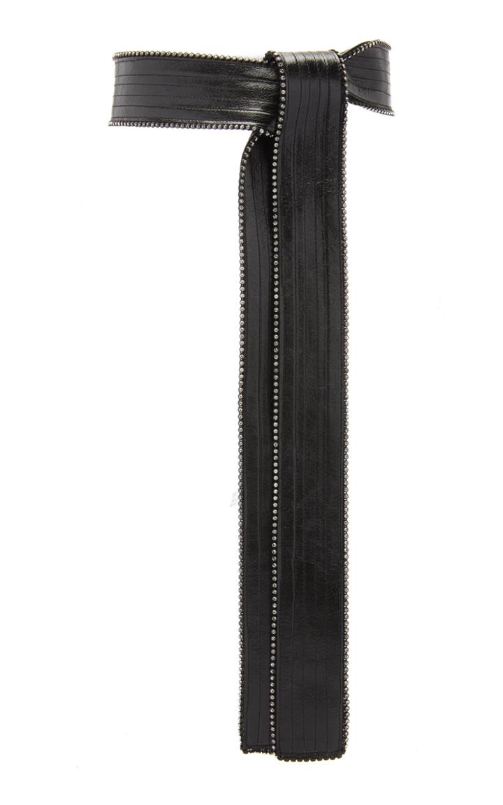 Moda Operandi Philosophy Di Lorenzo Serafini Leather Embellished Tie Belt