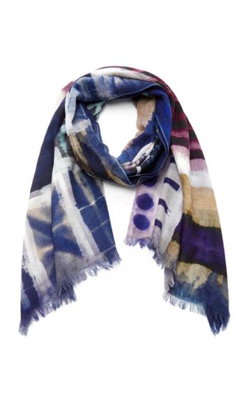 Ama Pure Primitivo Blue Scarf