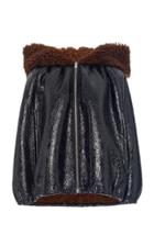 Miu Miu Shearling Mini Cape