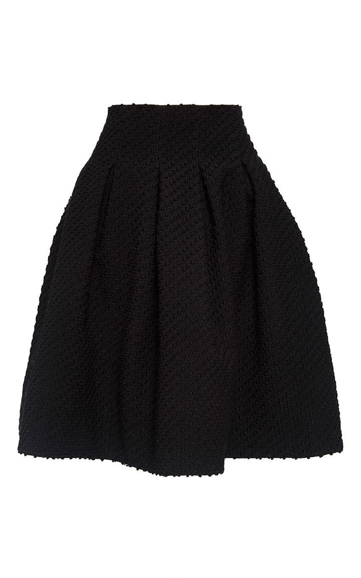 Oscar De La Renta Two Pocket Full Pleat Skirt