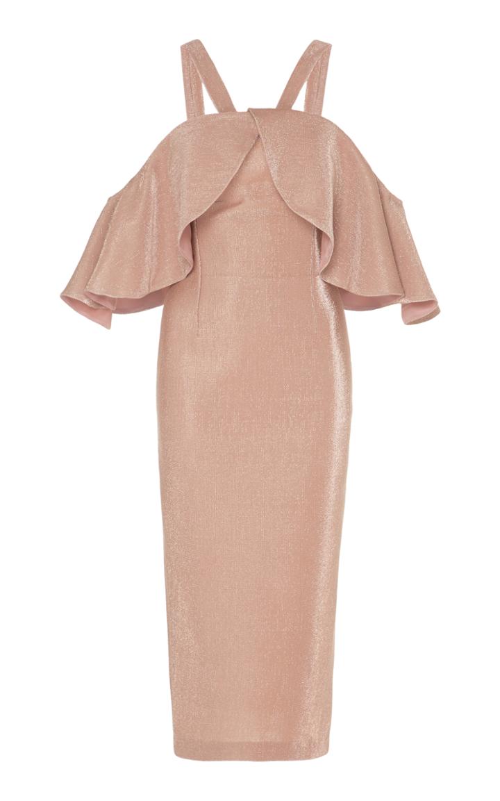 Maria Lucia Hohan Sela Open Shoulder Jersey Dress
