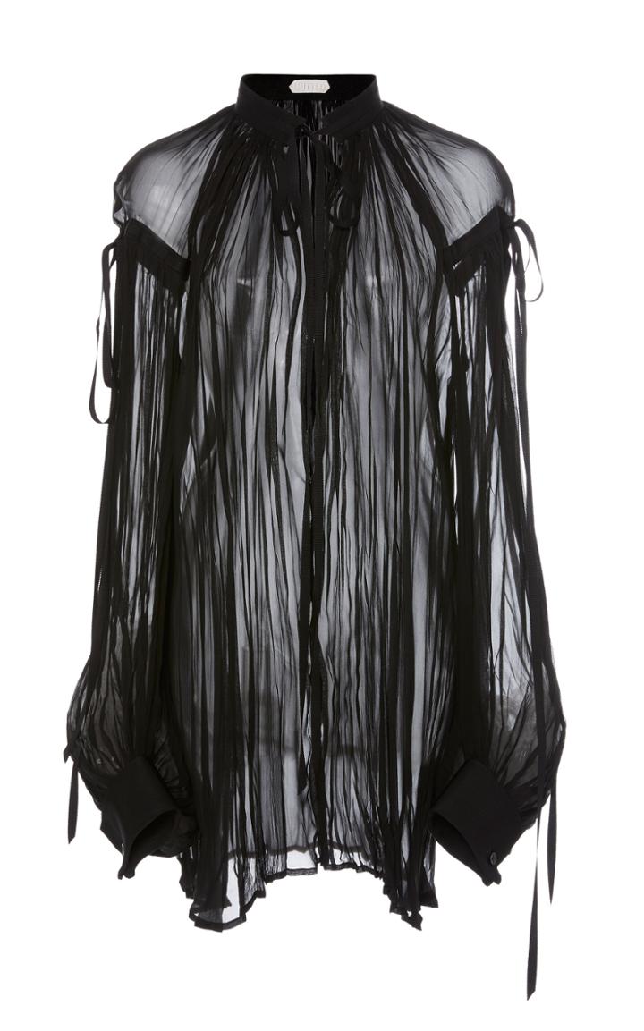 Unttld Dorian Silk Georgette Blouse