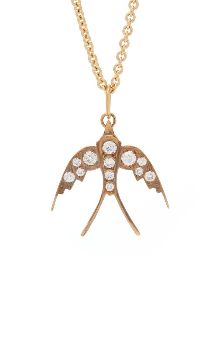 Single Stone Large Swallow Necklace