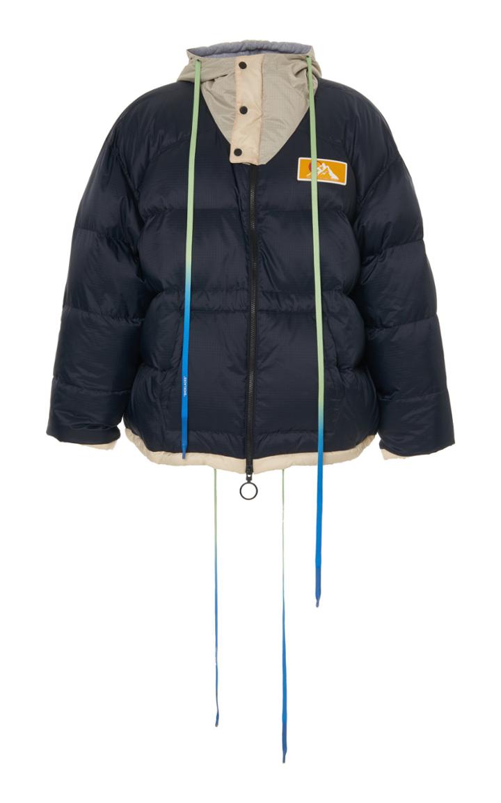 Off-white C/o Virgil Abloh Scaffolding Zipped Puffer Jacket