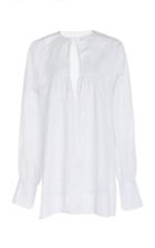 Noon By Noor Van Cotton Tie Front Shirt