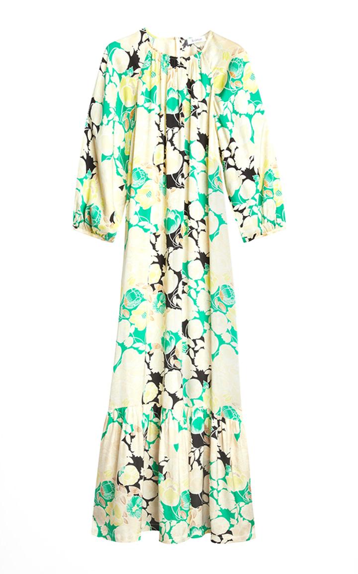 Moda Operandi Rodebjer Wanda Floral Crepe Maxi Dress