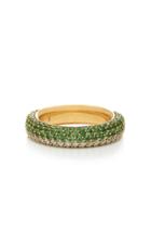 Robinson Pelham 18k Gold Diamond And Tsavorite Ring
