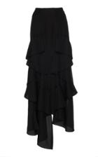 Olivier Theyskens Asymmetrical Ruffle Front Skirt