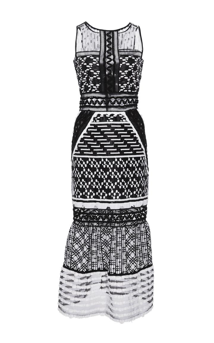 Jonathan Simkhai Embroidered Organza Gown