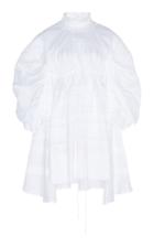 Dice Kayek Peasant Overlay Cotton Dress