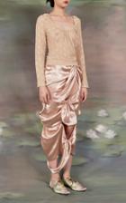 Moda Operandi Yuhan Wang Cutout Satin Skirt