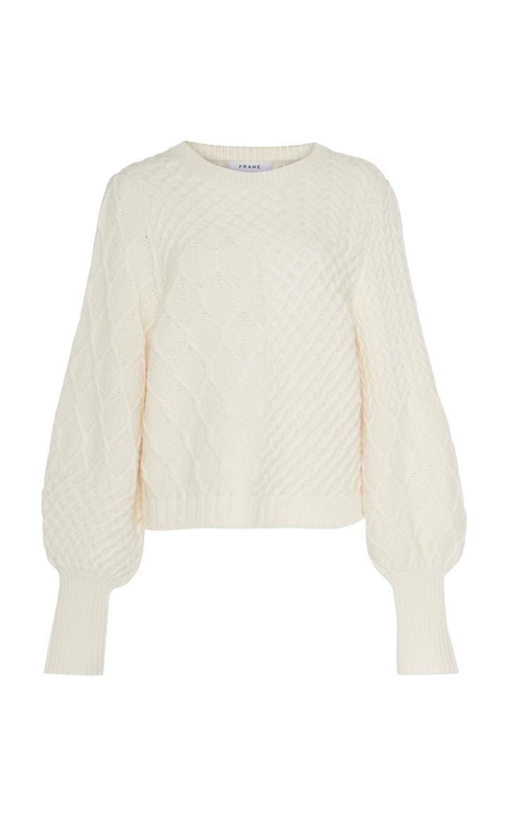 Frame Cable-knit Sweater