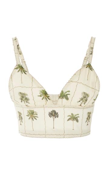 Agua By Agua Bendita Malva Linen Top