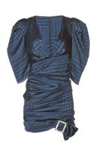 Alexandre Vauthier Ruched Silk Mini Dress