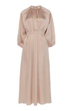 Rochas Olimpic Open-back Silk Dress