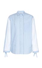 Jw Anderson Striped Cotton-poplin Shirt