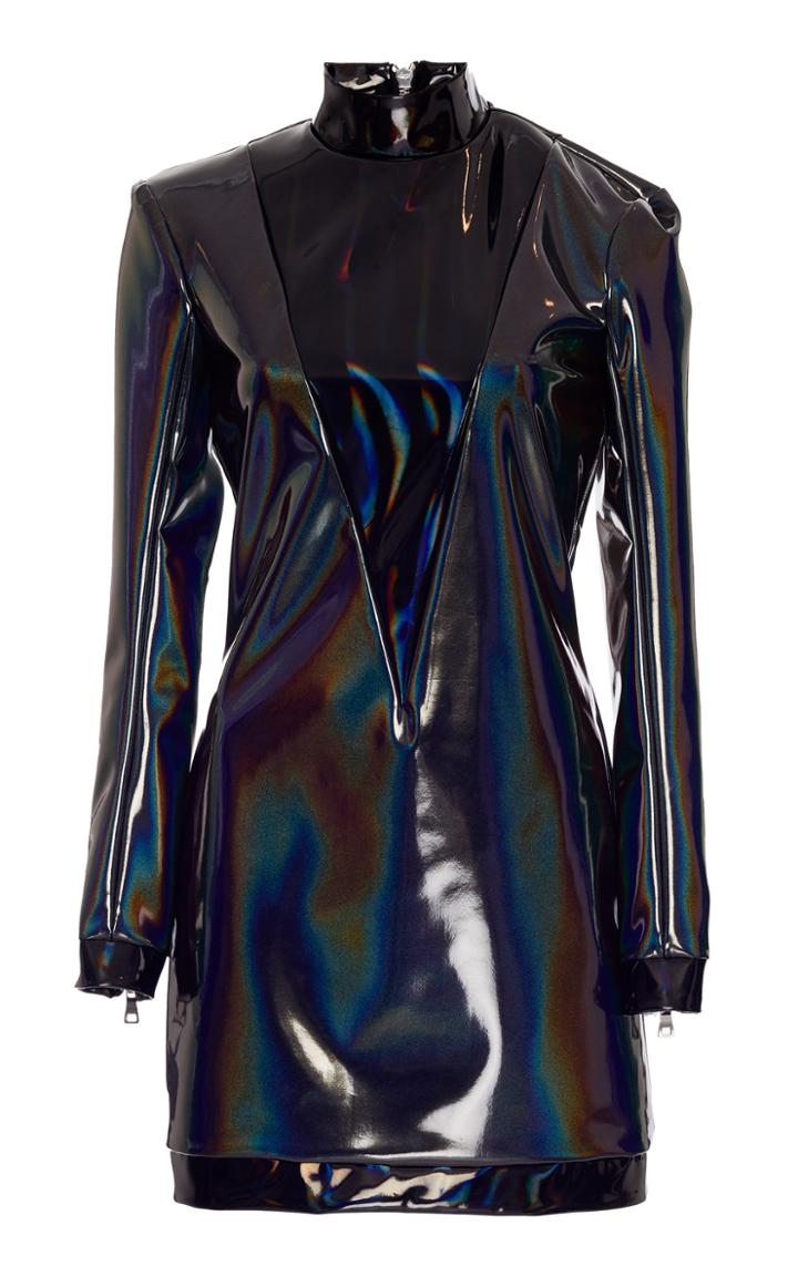 Balmain Holographic Mini Dress